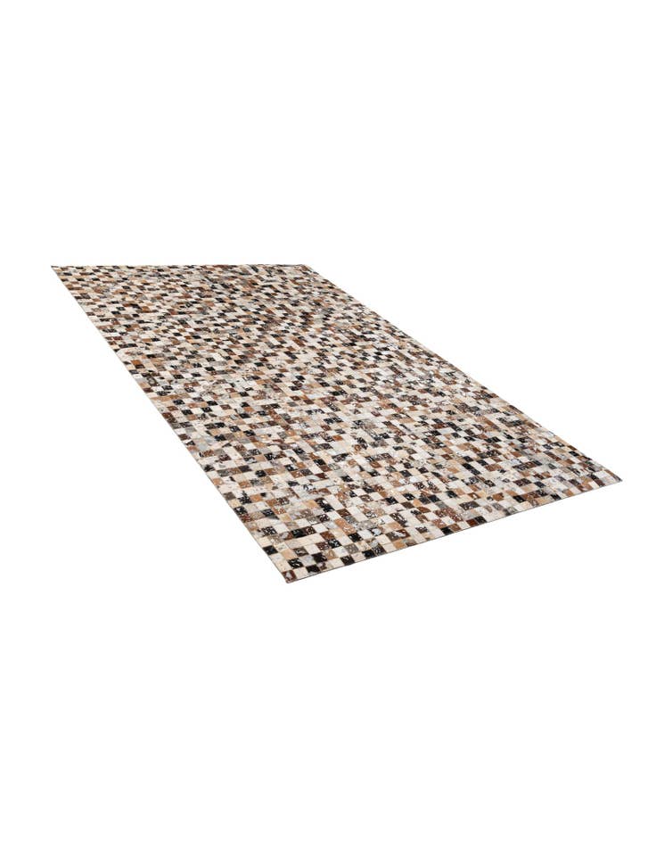 Detail image of  5' x 8' Cowhide - Patchwork Rug