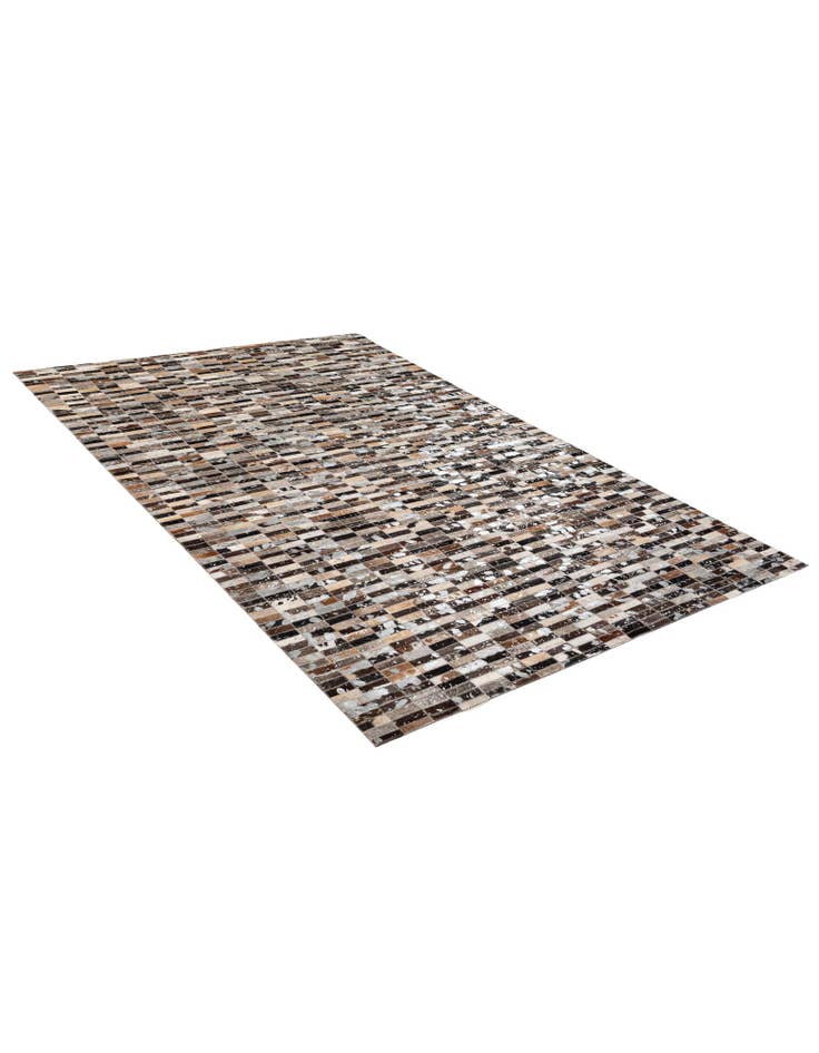 Detail image of  5' x 7' 11 Cowhide - Patchwork Rug