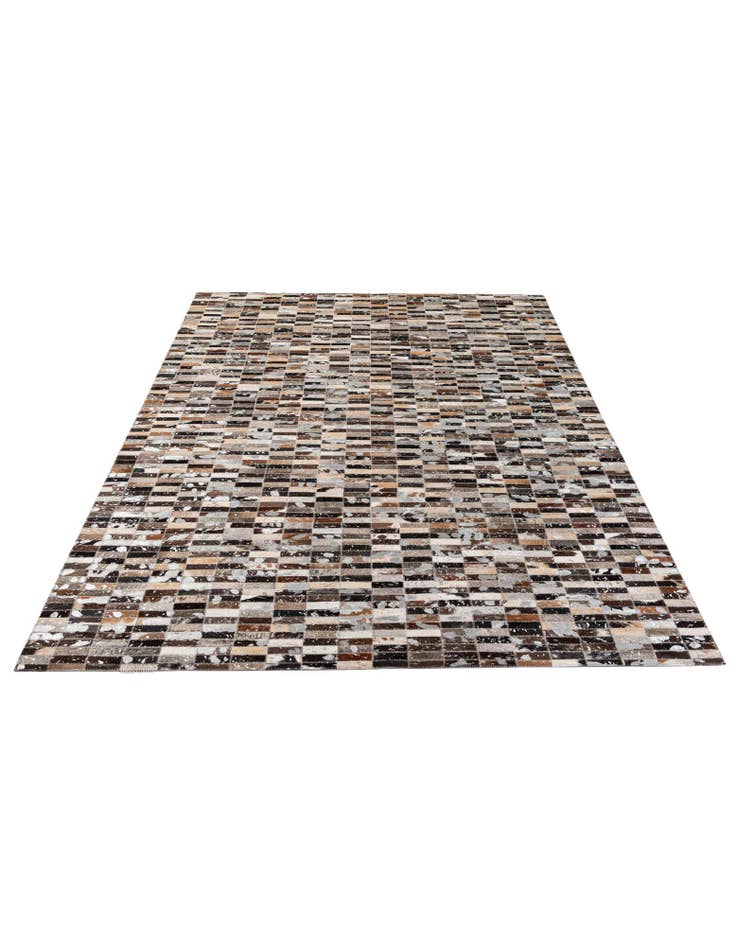 Detail image of  5' x 7' 11 Cowhide - Patchwork Rug