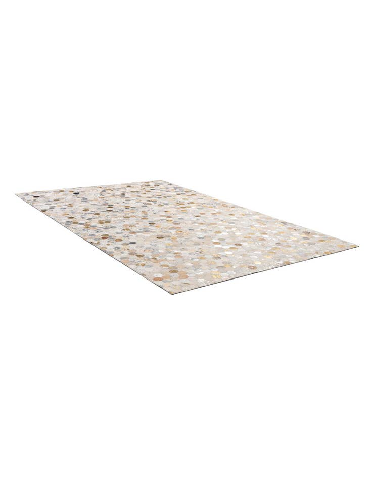 Detail image of  5' x 7' 11 Cowhide - Patchwork Rug