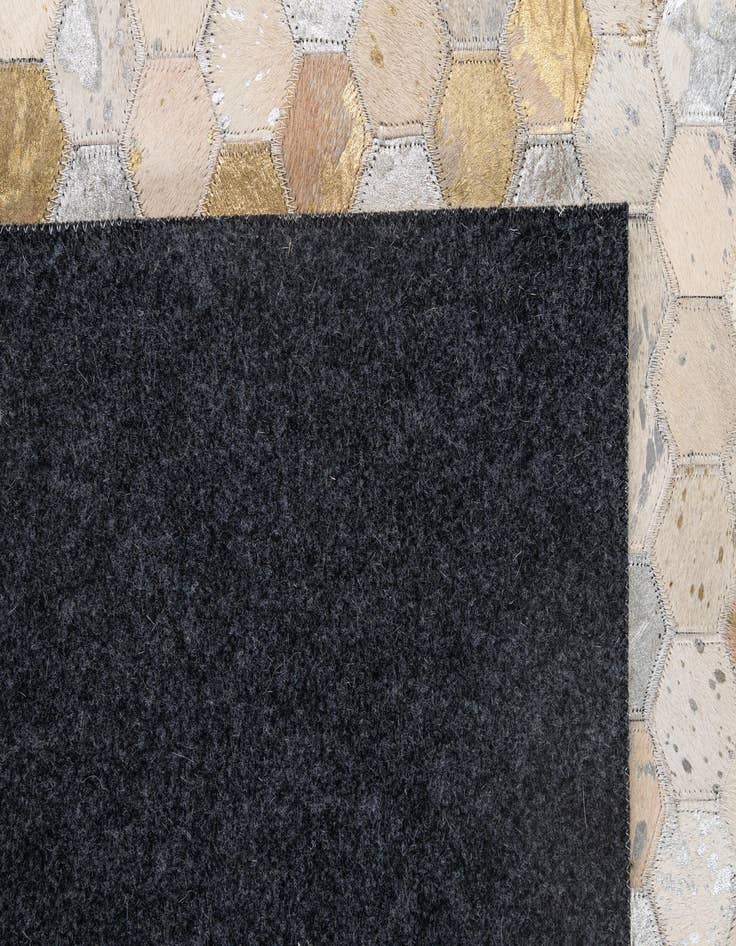 Detail image of  5' x 7' 11 Cowhide - Patchwork Rug