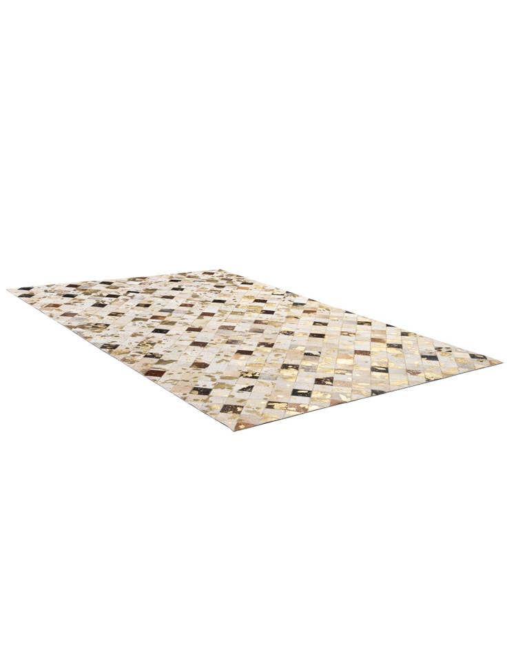 Detail image of  5' x 7' 10 Cowhide - Patchwork Rug