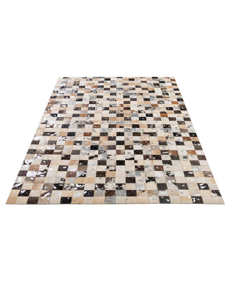 Detail image of  5' x 8' Cowhide - Patchwork Rug
