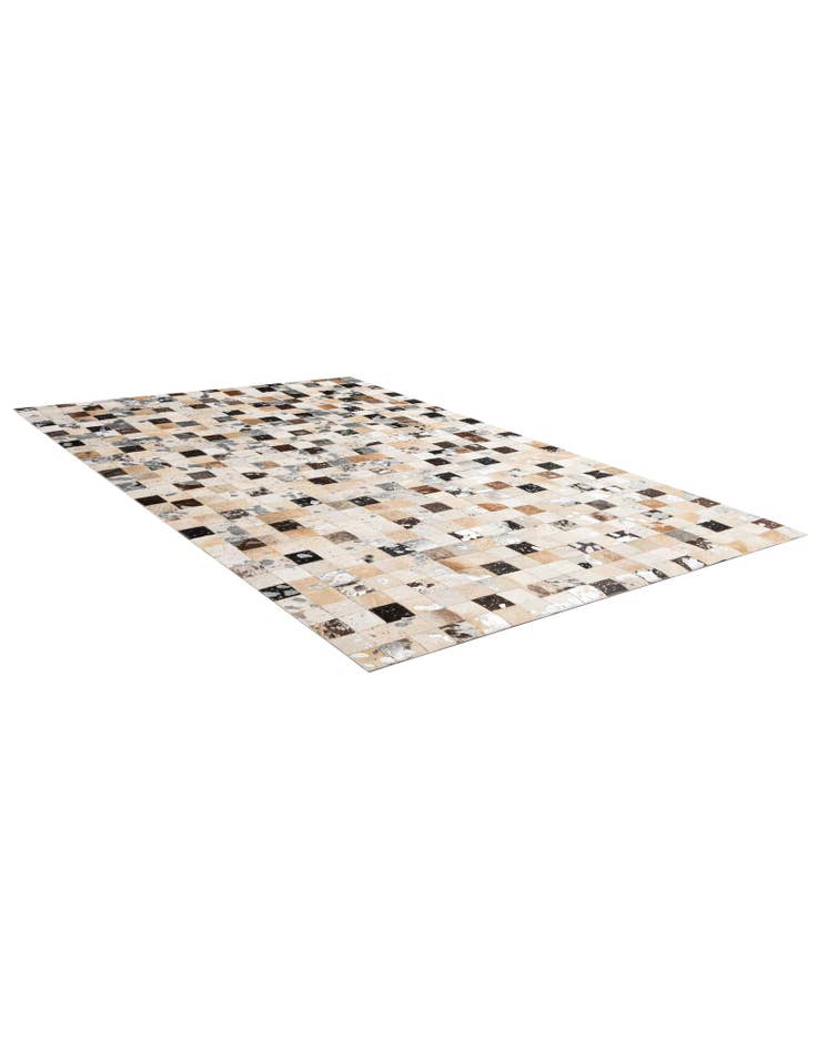 Detail image of  5' x 7' 11 Cowhide - Patchwork Rug