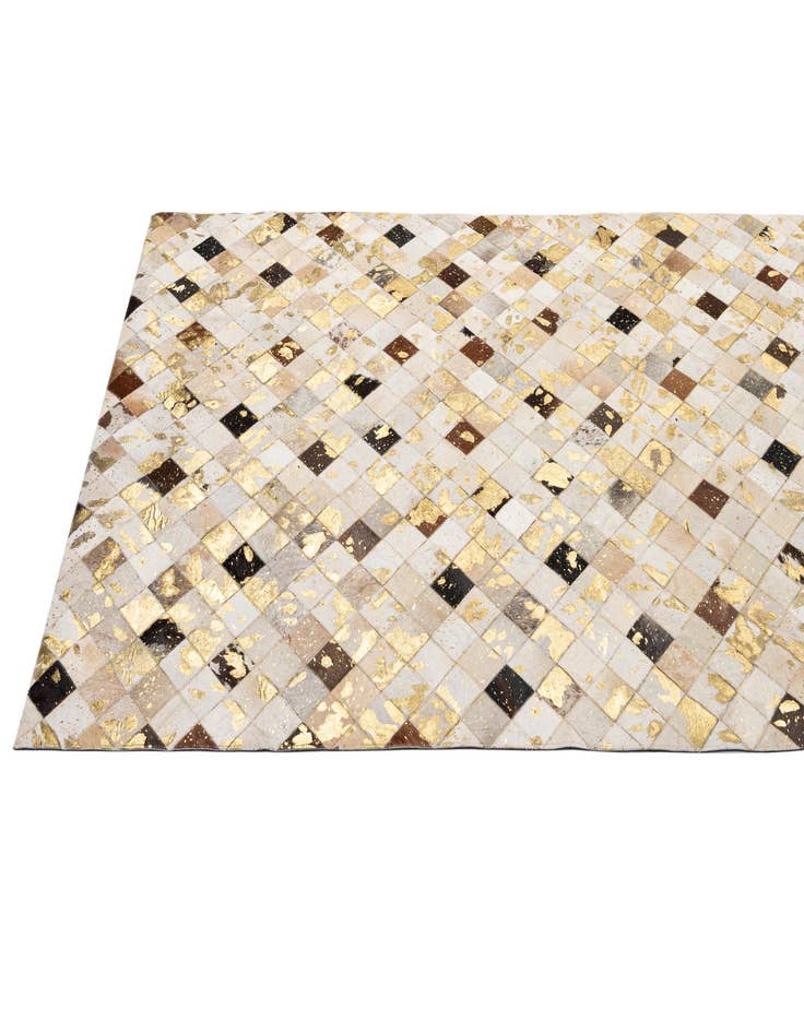 Detail image of  5' x 7' 10 Cowhide - Patchwork Rug