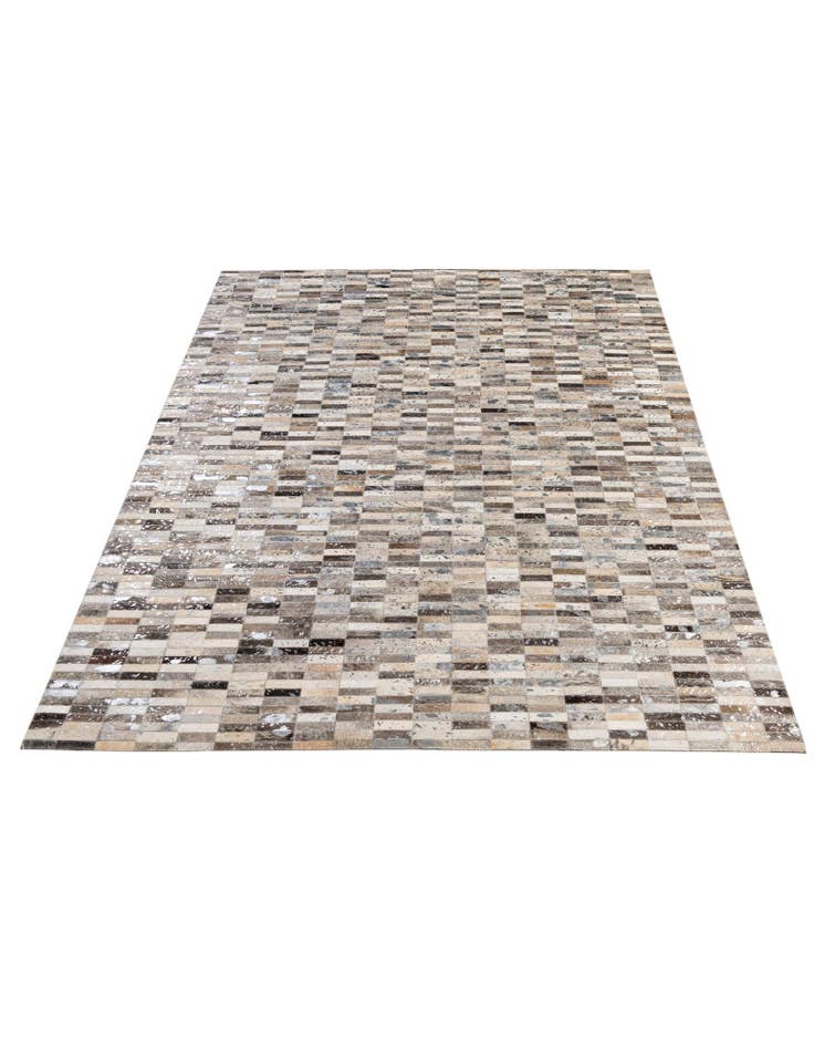 Detail image of  5' x 7' 11 Cowhide - Patchwork Rug