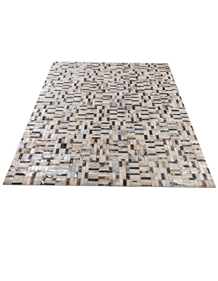 Detail image of  5' x 7' 10 Cowhide - Patchwork Rug