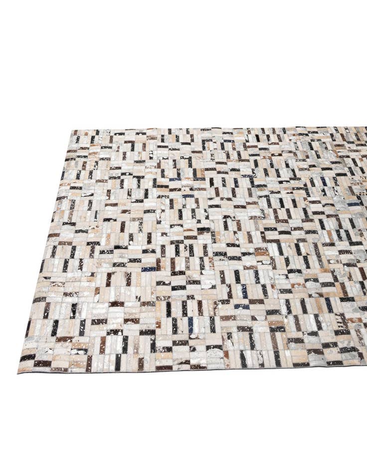 Detail image of  5' x 7' 10 Cowhide - Patchwork Rug