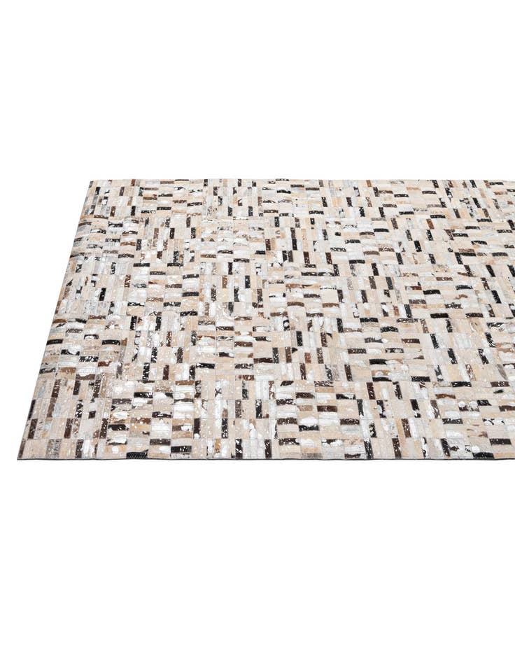 Detail image of  5' x 7' 11 Cowhide - Patchwork Rug