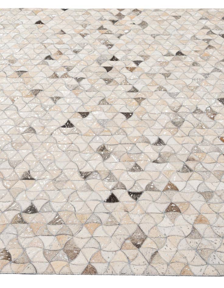 Detail image of  5' x 8' Cowhide - Patchwork Rug