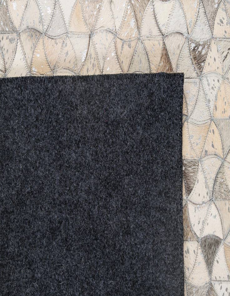 Detail image of  5' x 8' Cowhide - Patchwork Rug