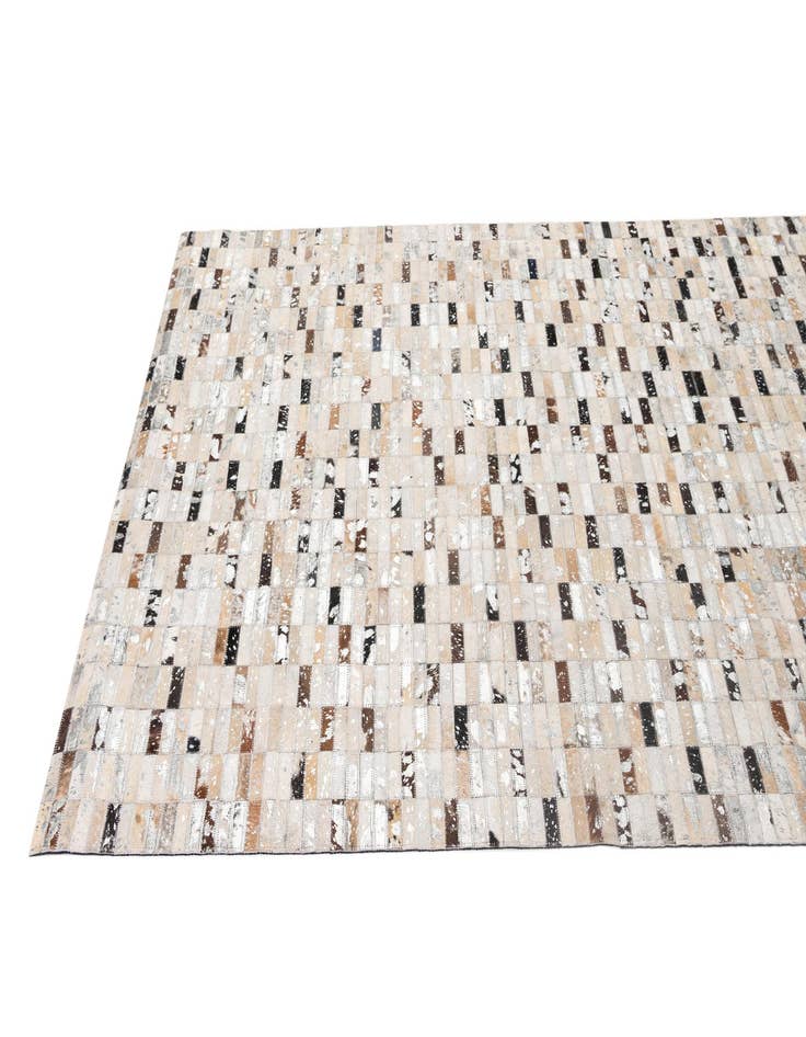 Detail image of  5' x 7' 11 Cowhide - Patchwork Rug