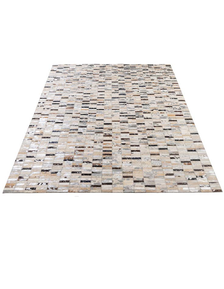 Detail image of  5' x 8' Cowhide - Patchwork Rug