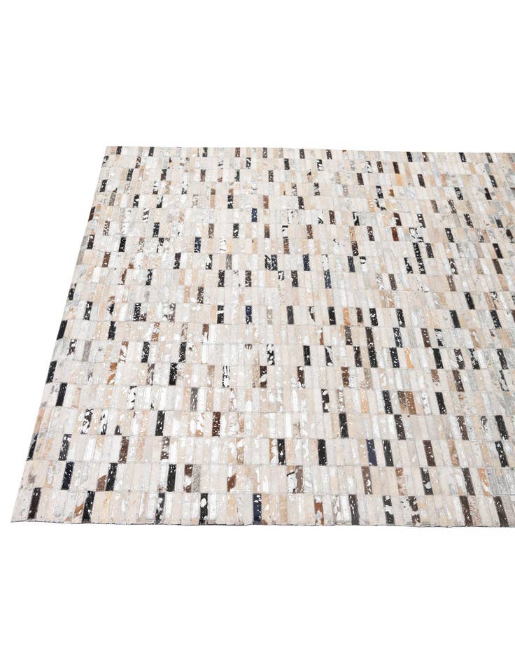 Detail image of  5' x 8' Cowhide - Patchwork Rug