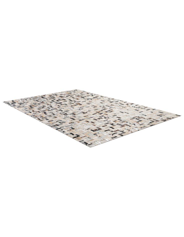 Detail image of  5' x 7' 11 Cowhide - Patchwork Rug