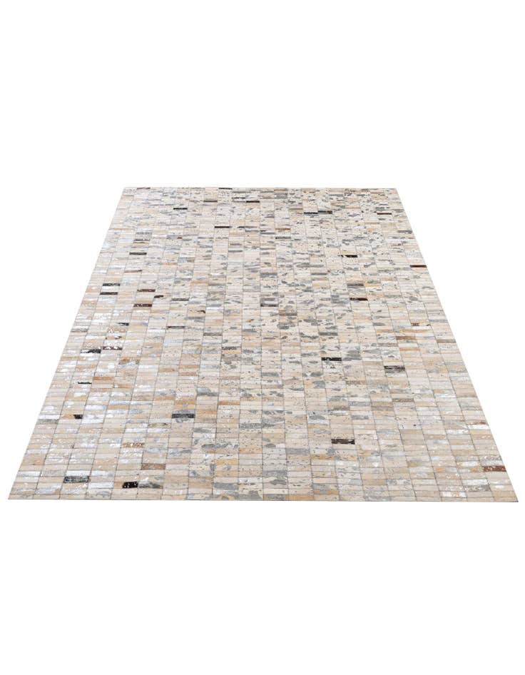 Detail image of  5' x 8' 2 Cowhide - Patchwork Rug