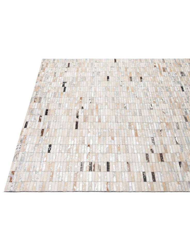 Detail image of  5' x 8' 2 Cowhide - Patchwork Rug