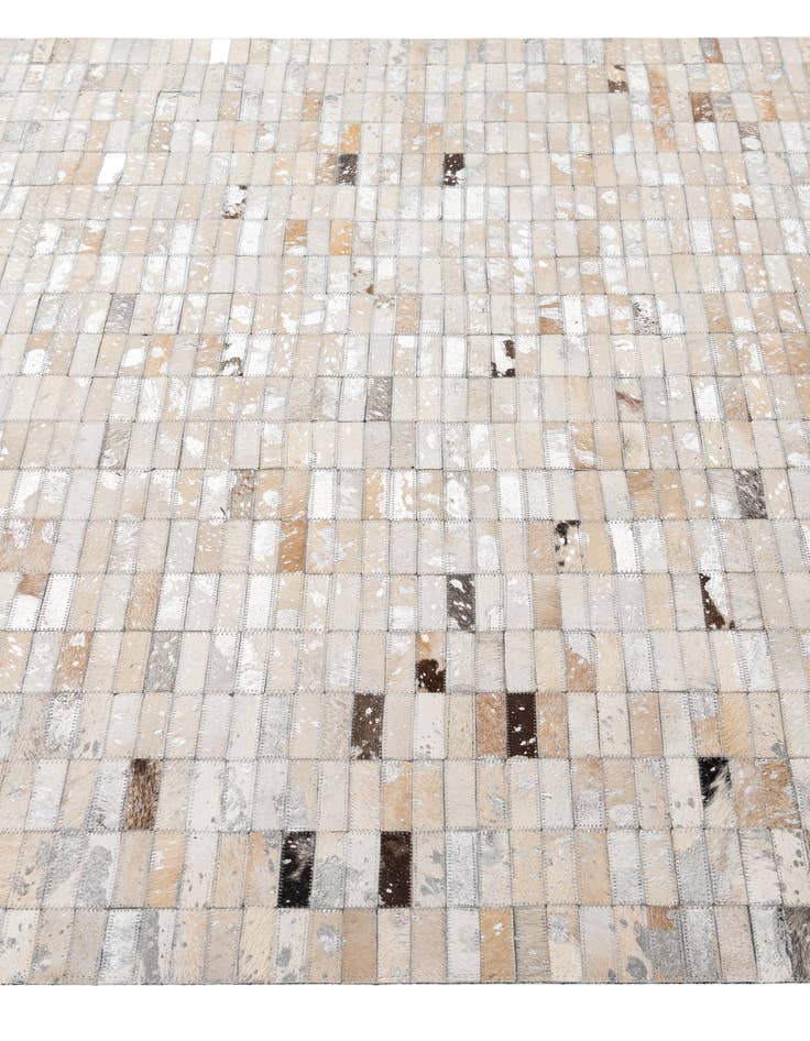 Detail image of  5' x 8' 2 Cowhide - Patchwork Rug