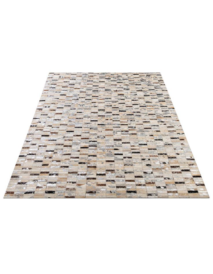 Detail image of  5' x 7' 11 Cowhide - Patchwork Rug