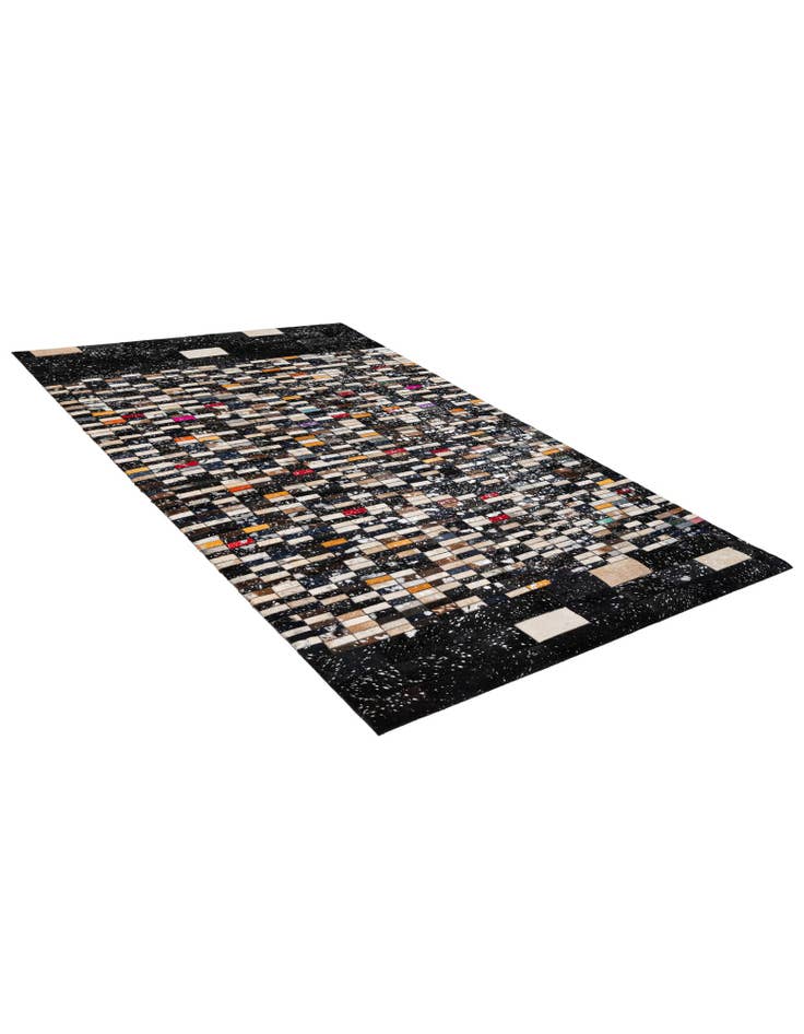 Detail image of  5' x 7' 11 Cowhide - Patchwork Rug