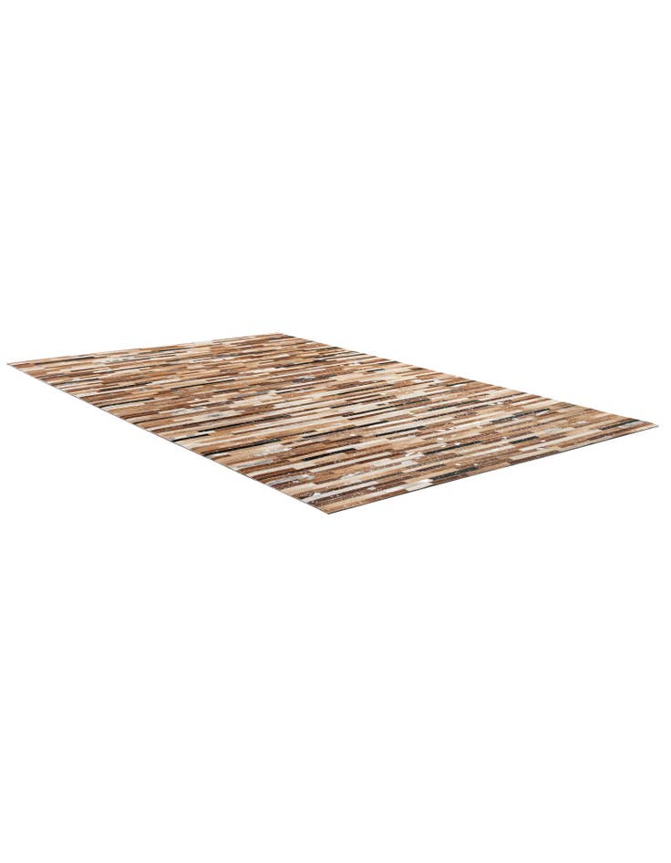 Detail image of  5' 1 x 8' 1 Cowhide - Patchwork Rug