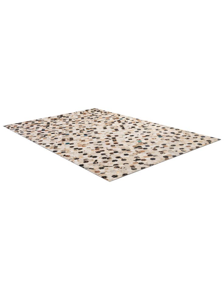 Detail image of  5' 1 x 8' Cowhide - Patchwork Rug