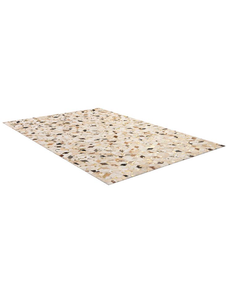 Detail image of  5' x 8' 1 Cowhide - Patchwork Rug