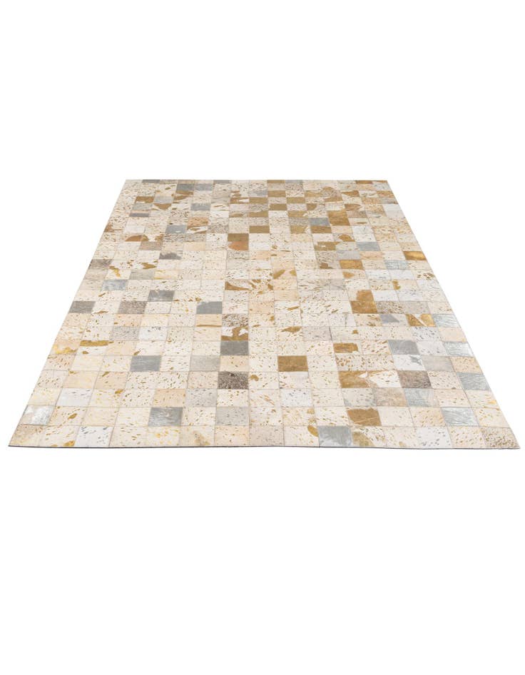 Detail image of  5' x 7' 10 Cowhide - Patchwork Rug