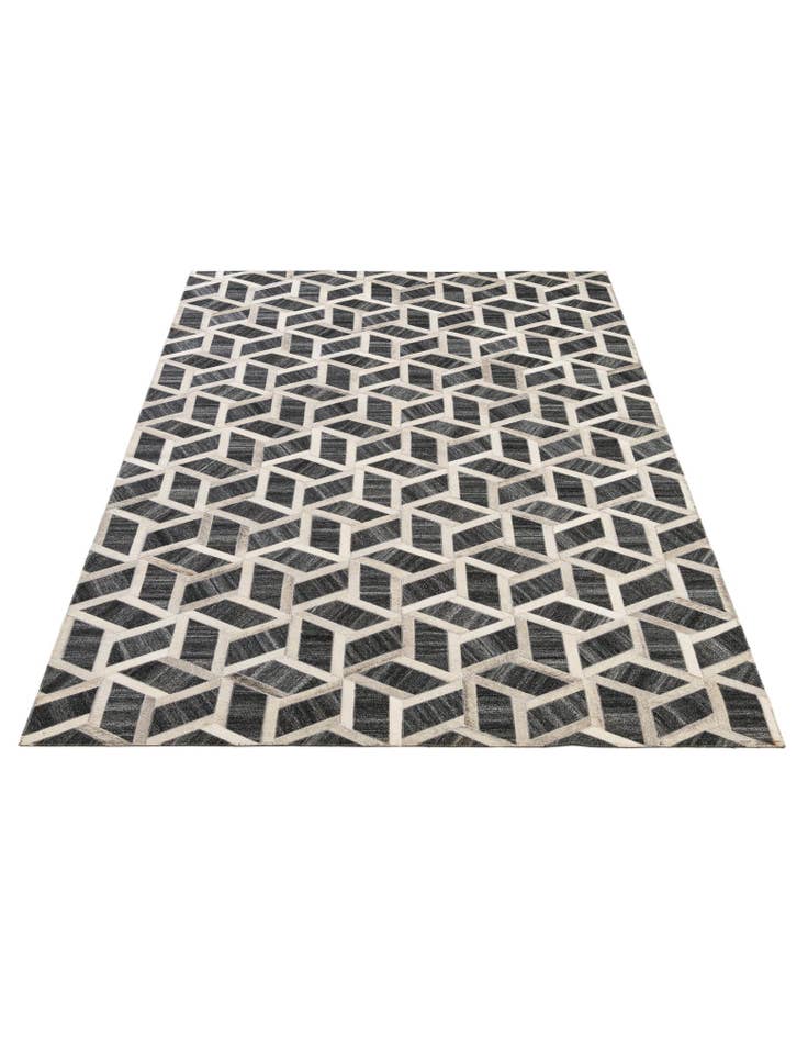 Detail image of  5' x 8' 1 Cowhide - Patchwork Rug