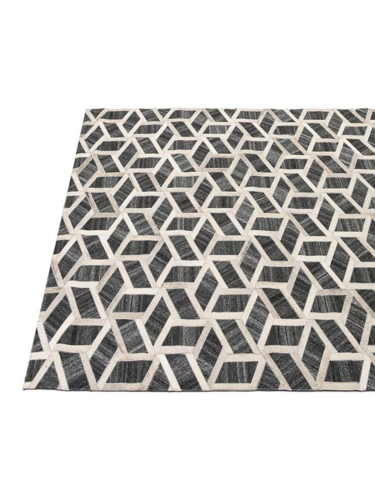 Detail image of  5' x 8' 1 Cowhide - Patchwork Rug