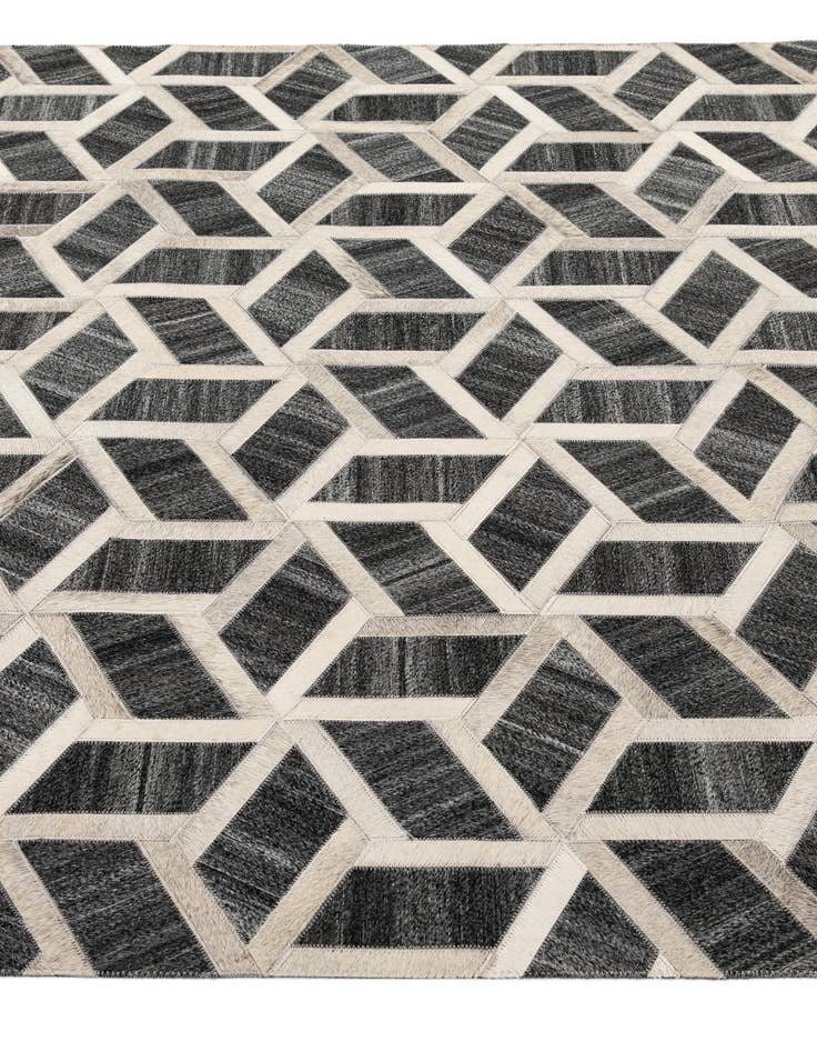 Detail image of  5' x 8' 1 Cowhide - Patchwork Rug