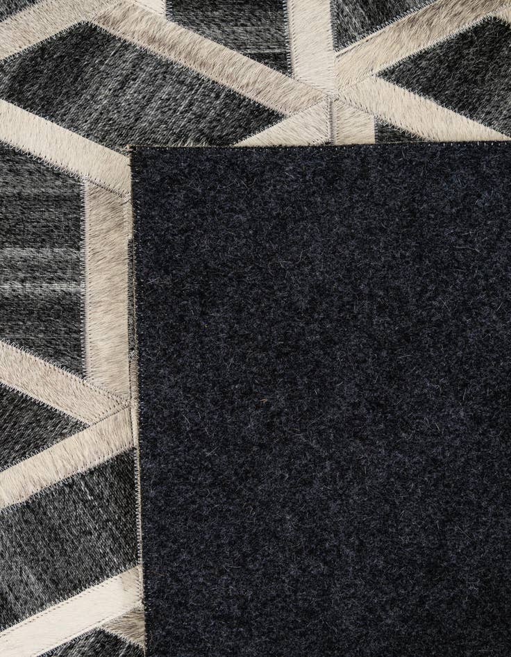 Detail image of  5' x 8' 1 Cowhide - Patchwork Rug