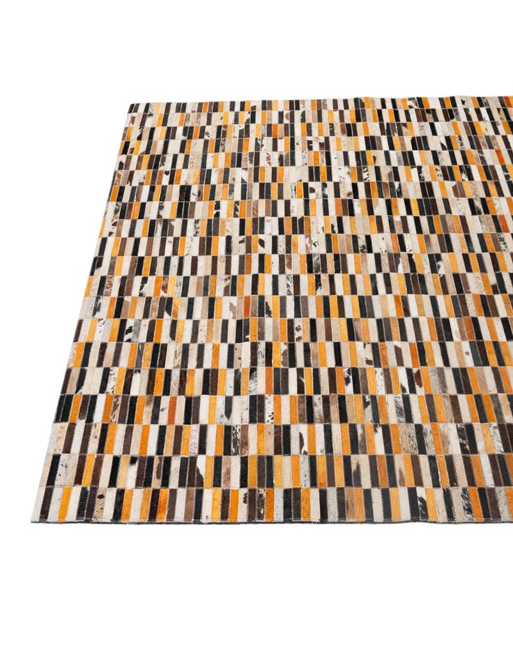 Detail image of  5' x 7' 10 Cowhide - Patchwork Rug