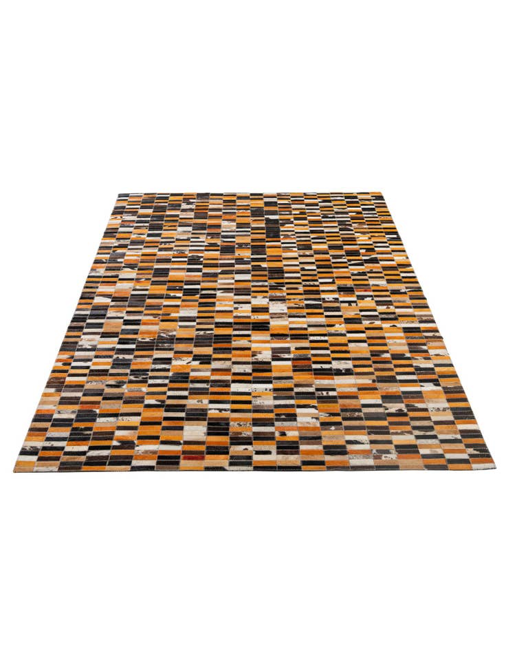 Detail image of  5' x 7' 10 Cowhide - Patchwork Rug
