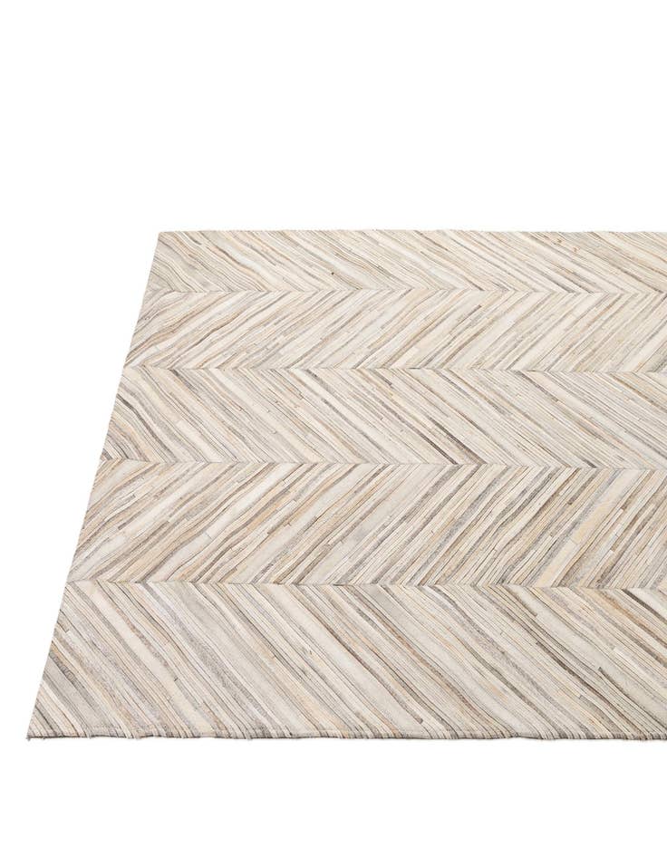 Detail image of  5' 7 x 8' 9 Cowhide - Patchwork Rug