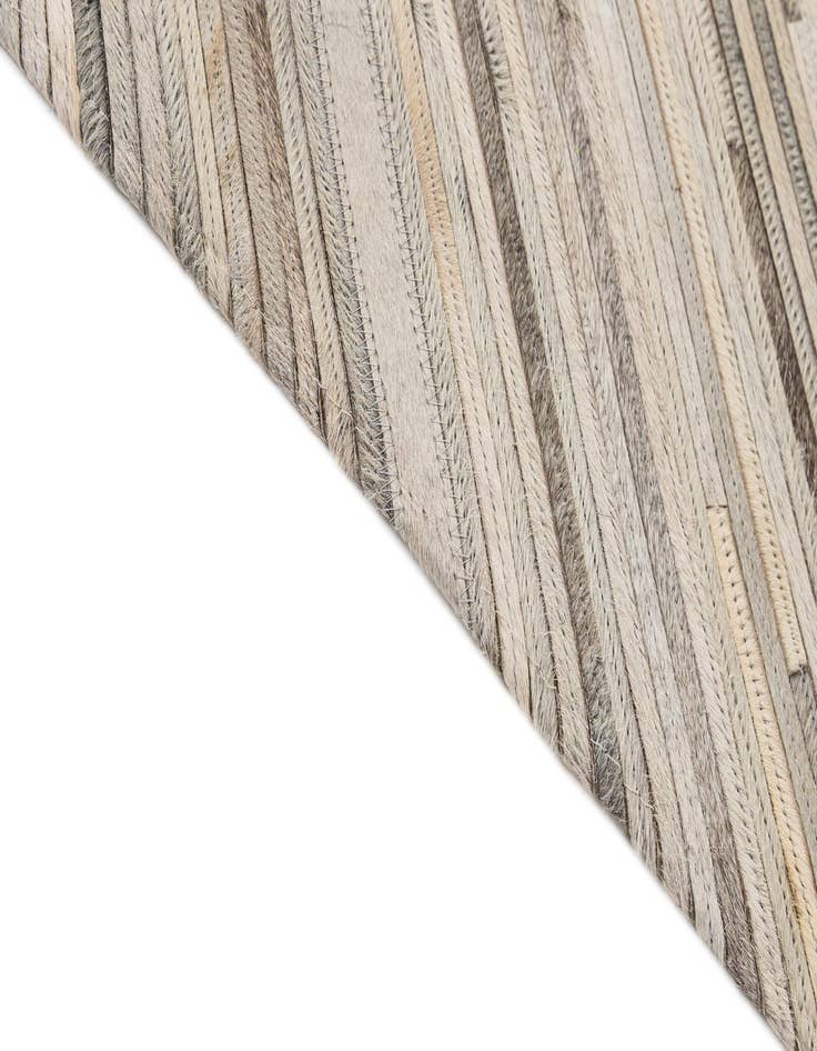 Detail image of  5' 7 x 8' 9 Cowhide - Patchwork Rug