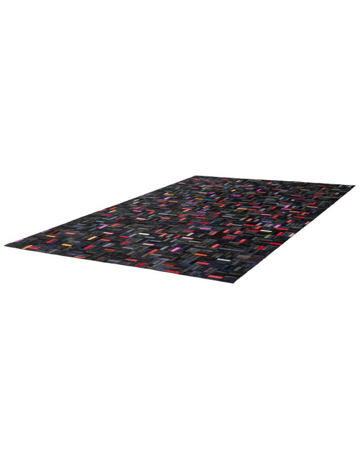 Detail image of  5' 1 x 8' 1 Cowhide - Patchwork Rug