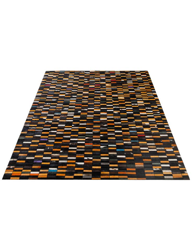 Detail image of  5' x 8' Cowhide - Patchwork Rug