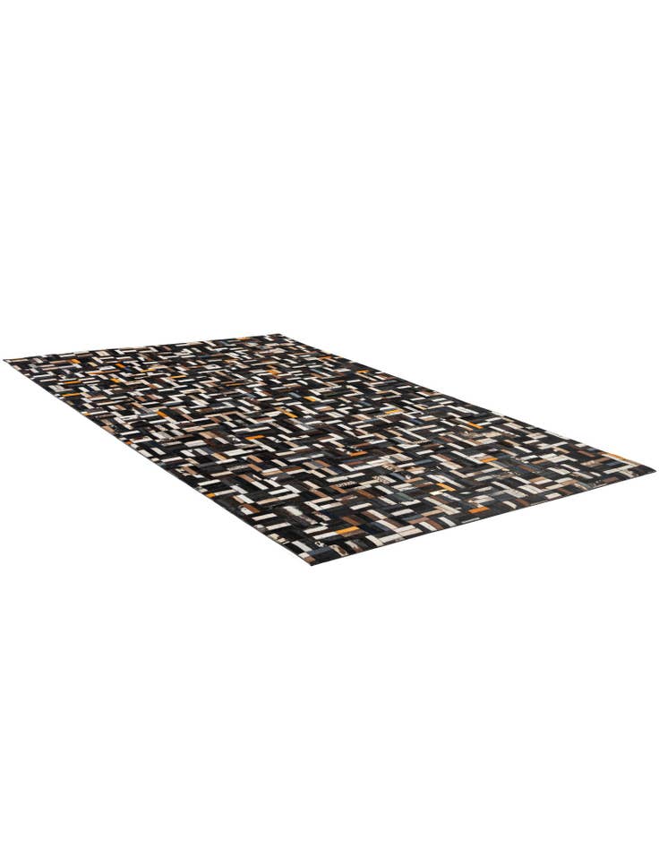 Detail image of  5' x 8' 1 Cowhide - Patchwork Rug