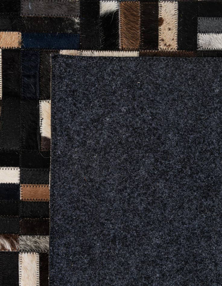 Detail image of  5' x 8' 1 Cowhide - Patchwork Rug