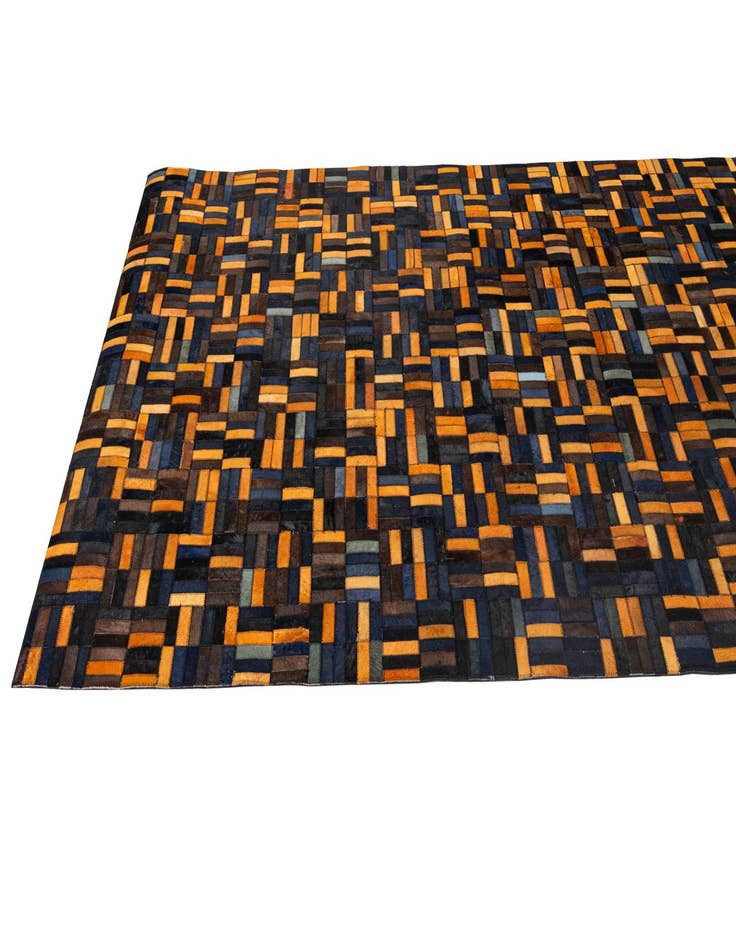 Detail image of  5' x 7' 11 Cowhide - Patchwork Rug