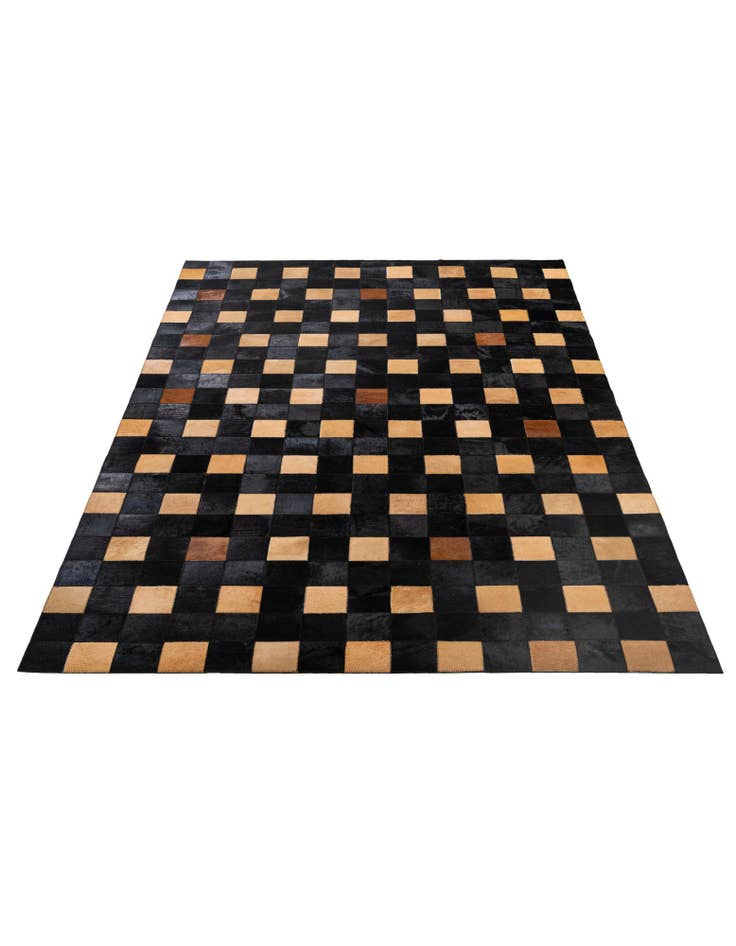 Detail image of  5' x 7' 10 Cowhide - Patchwork Rug