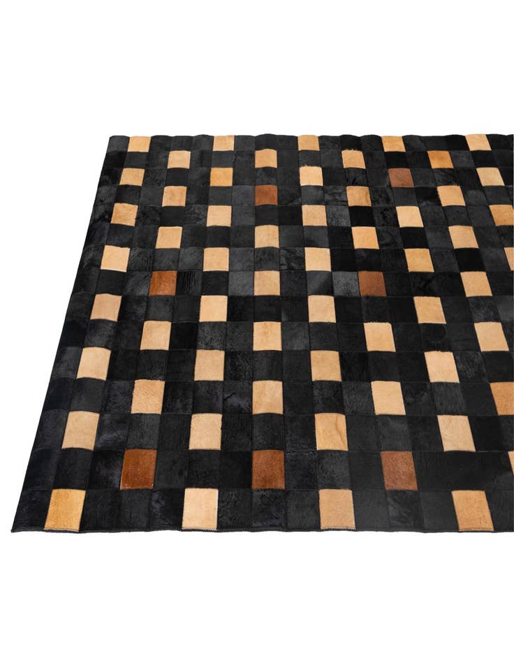 Detail image of  5' x 7' 10 Cowhide - Patchwork Rug