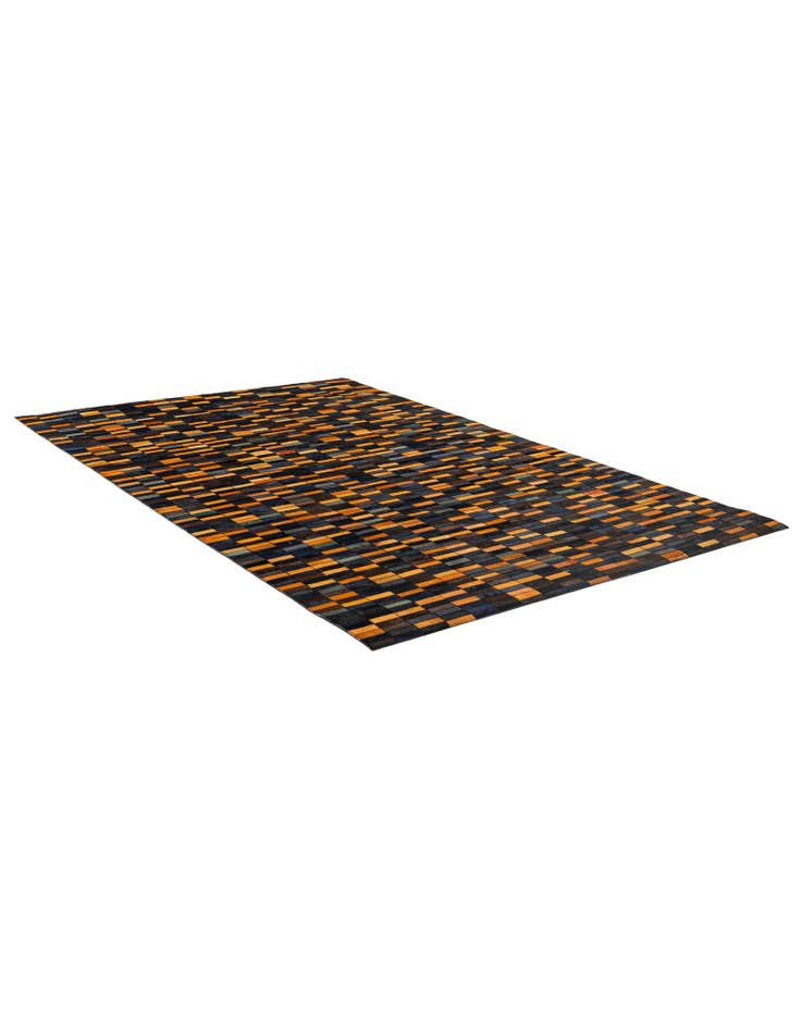 Detail image of  5' x 7' 11 Cowhide - Patchwork Rug