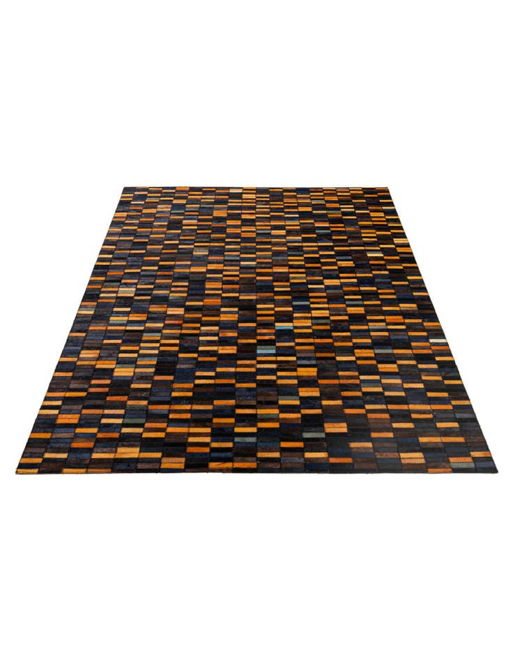 Detail image of  5' x 7' 11 Cowhide - Patchwork Rug