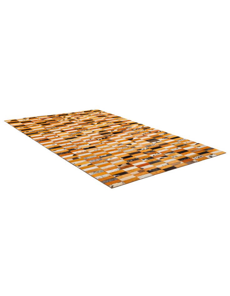 Detail image of  5' x 7' 11 Cowhide - Patchwork Rug