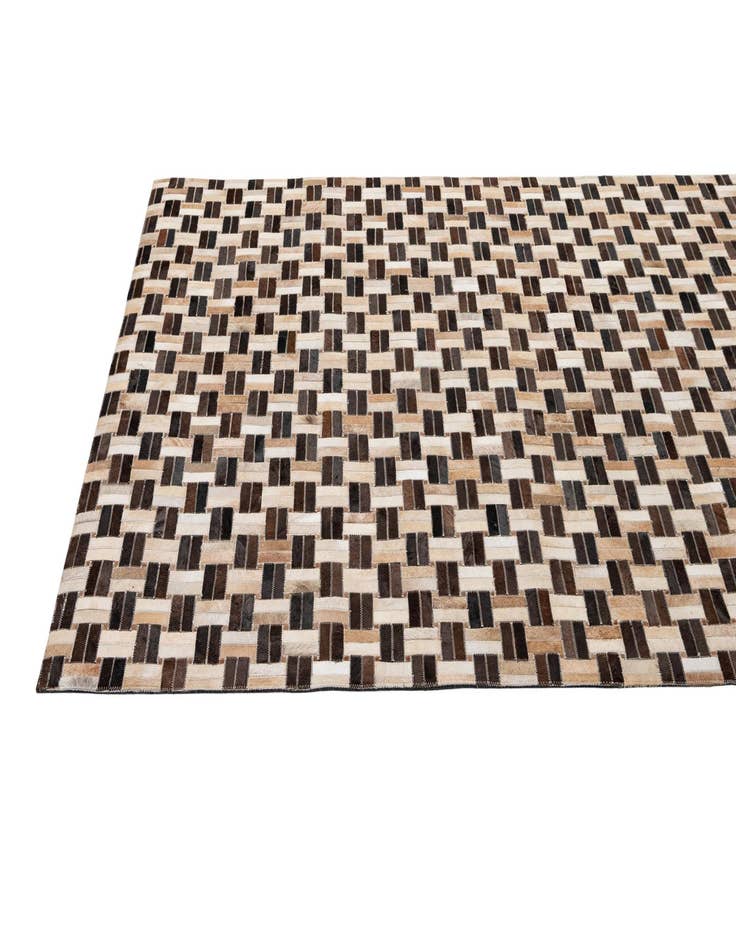 Detail image of  5' x 7' 10 Cowhide - Patchwork Rug