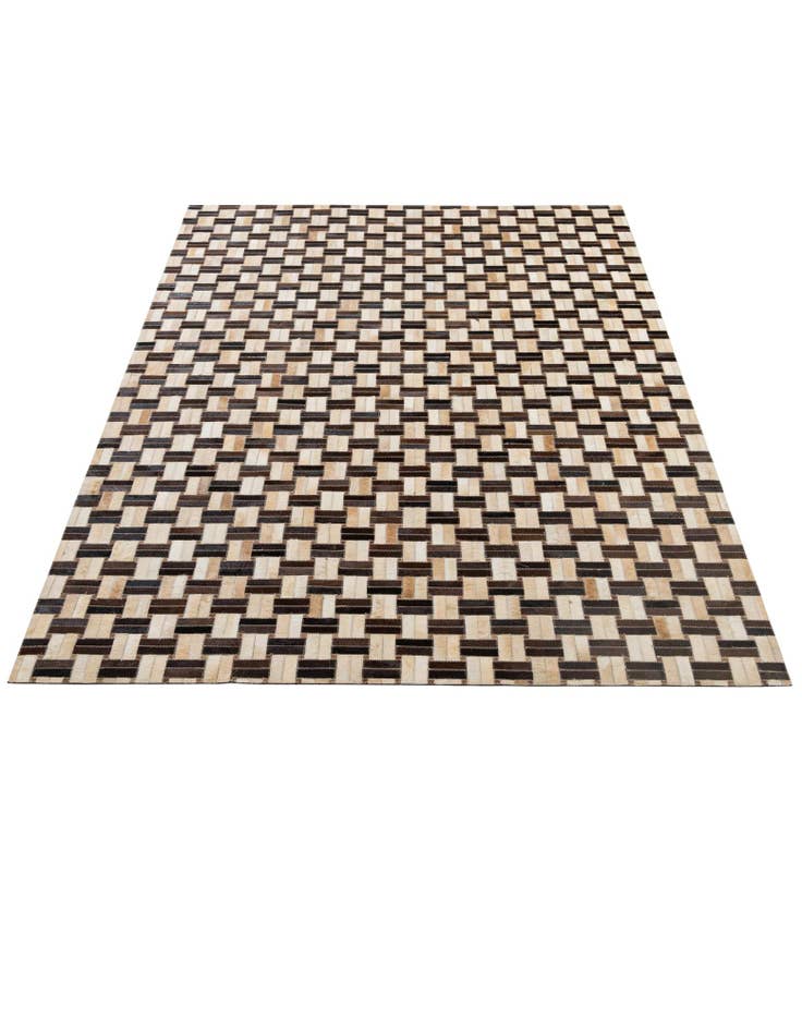 Detail image of  5' x 7' 11 Cowhide - Patchwork Rug