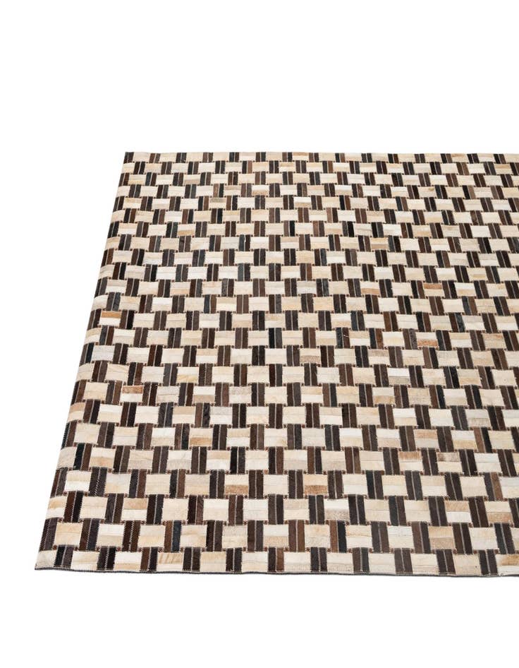 Detail image of  5' x 7' 11 Cowhide - Patchwork Rug