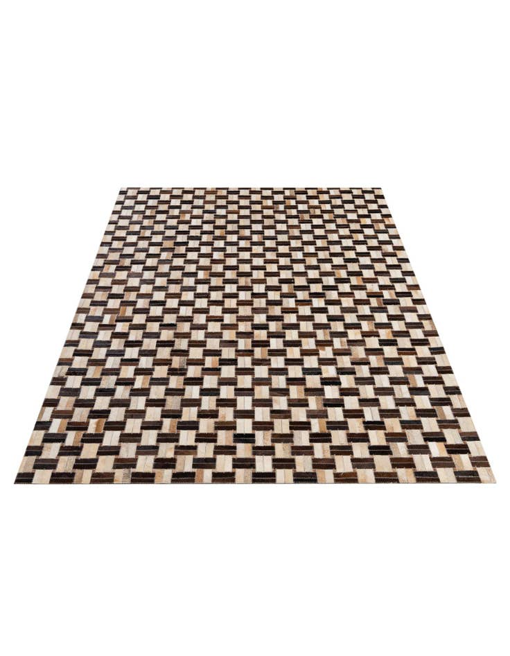 Detail image of  5' x 7' 10 Cowhide - Patchwork Rug